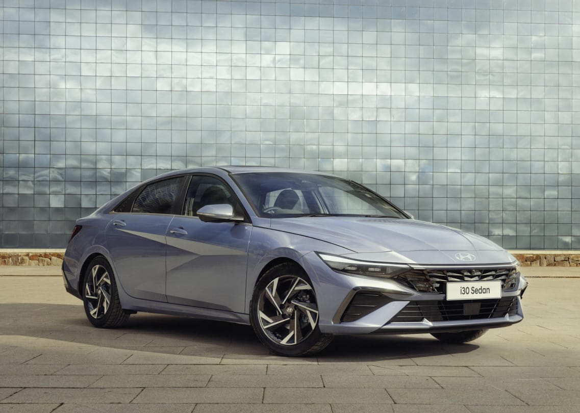 The 2025 Hyundai i30 sedan used for lessons